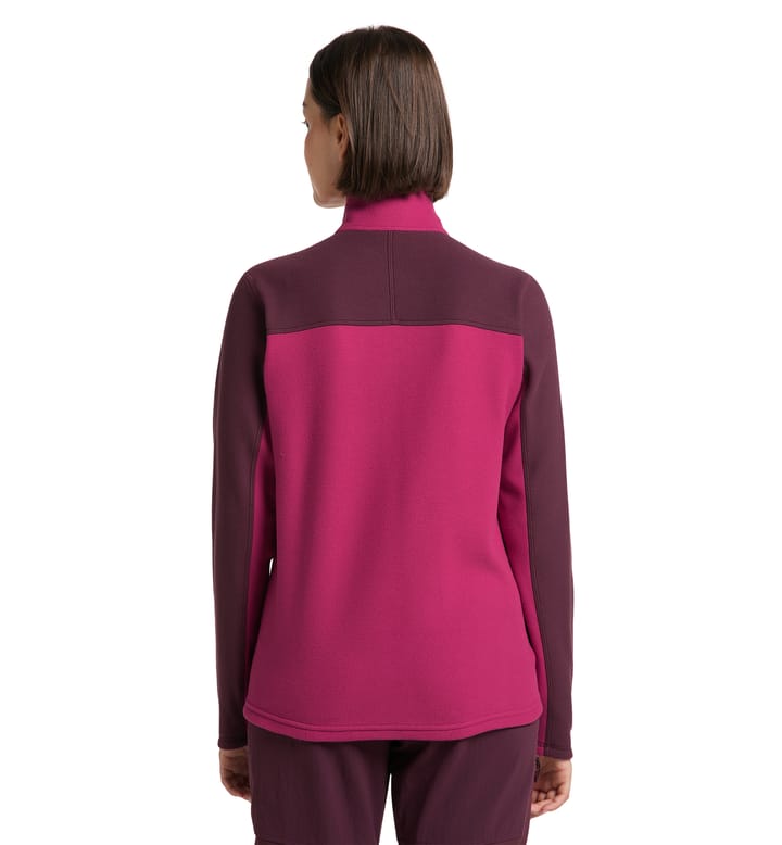 Buteo Mid Jacket Women Aubergine/Deep Pink