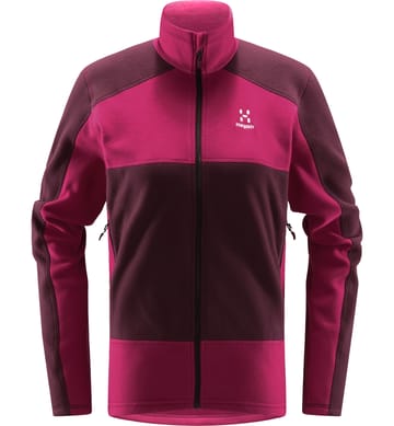 Buteo Mid Jacket Women Aubergine/Deep Pink