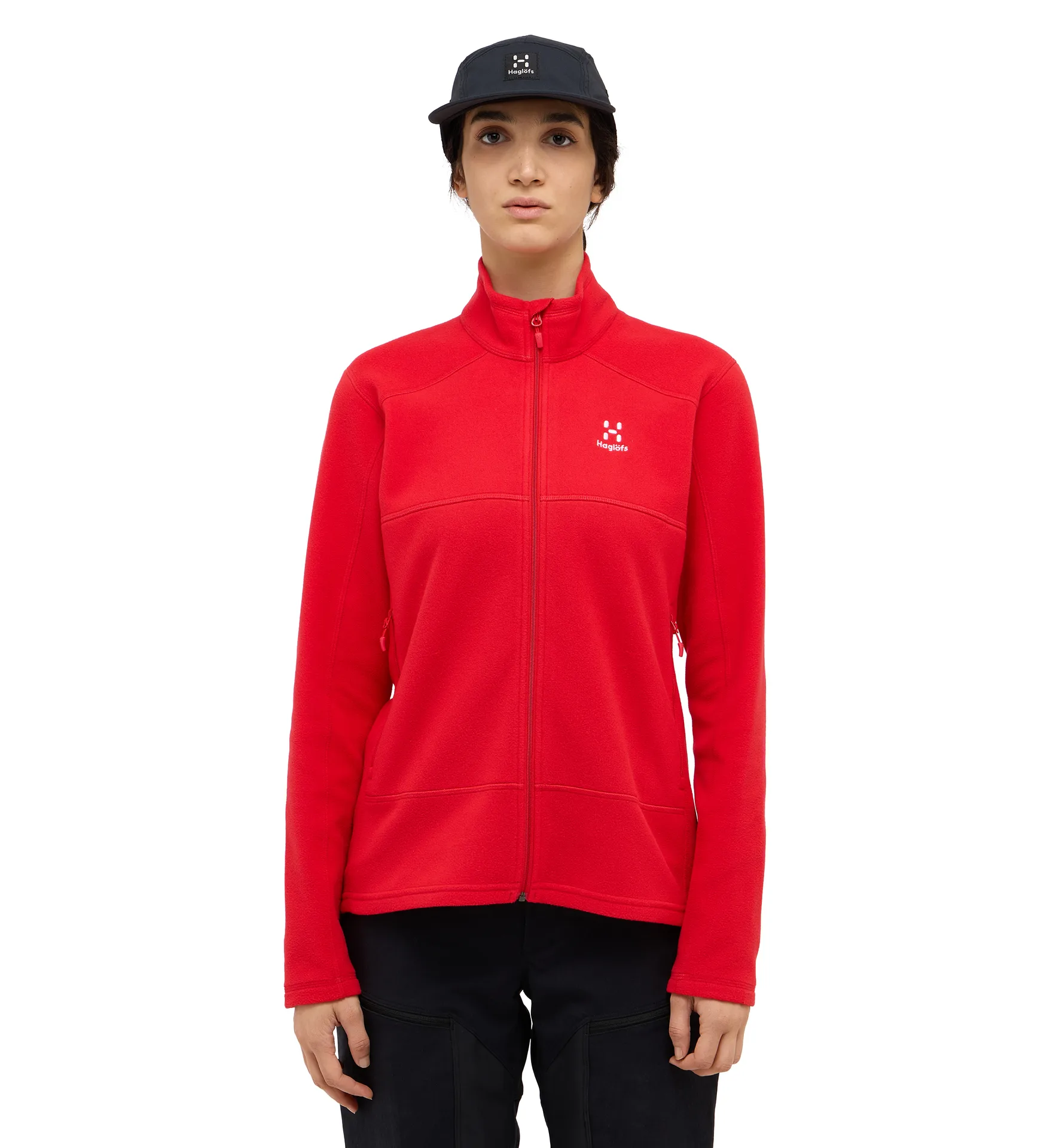 Buteo Mid Jacket Women Bright Red