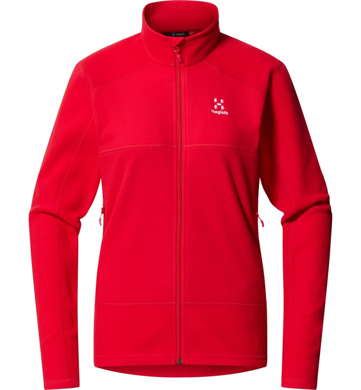 Buteo Mid Jacket Women | Bright Red | Tops | Activities | Hiking ...