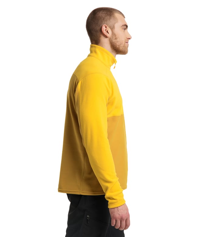 Buteo 1/2 zip Men Autumn Leaves/Pumpkin Yellow