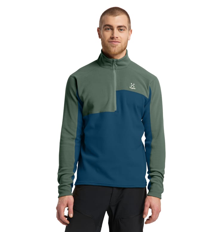 Buteo 1/2 zip Men Dark Ocean/Fjell Green