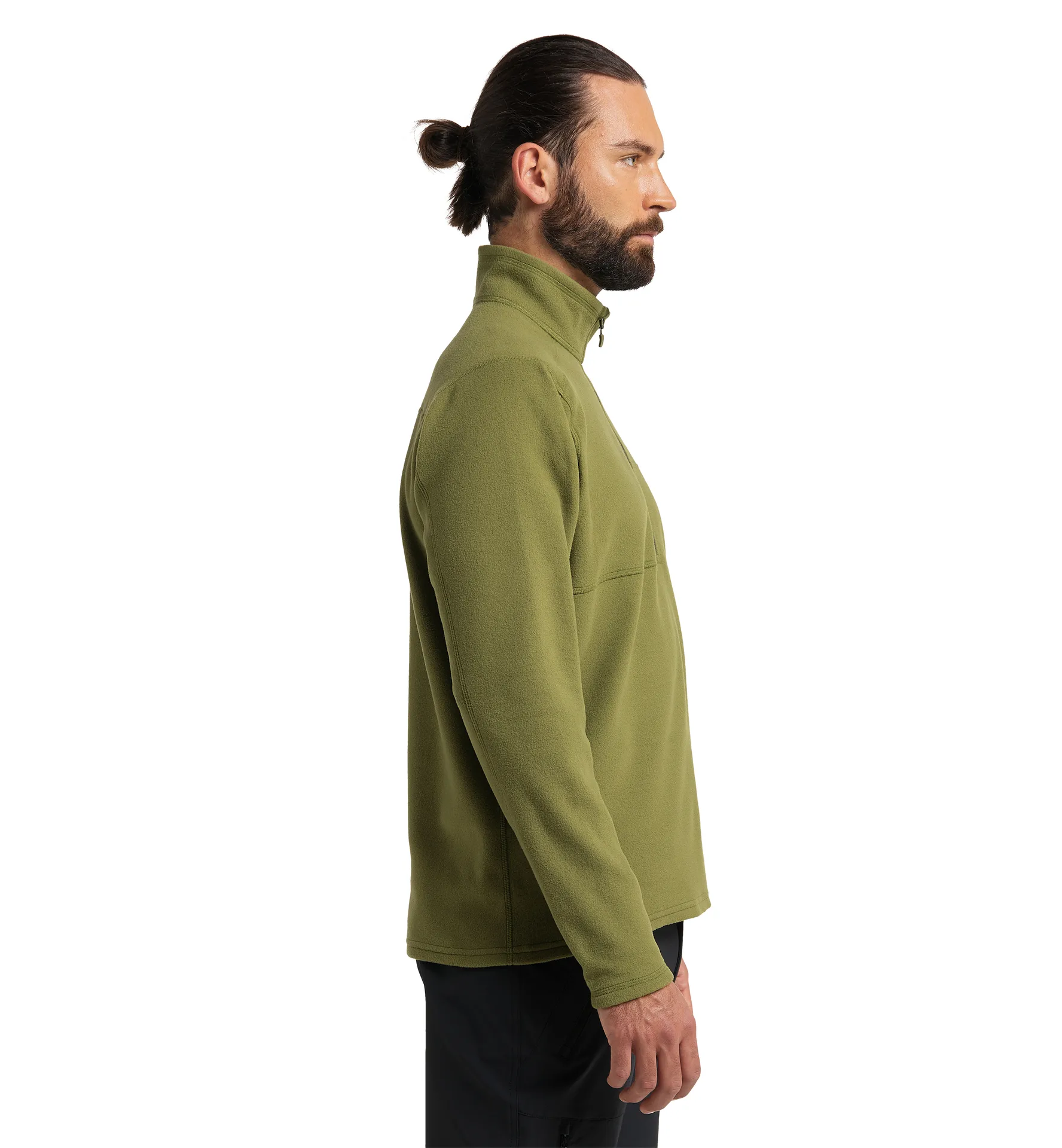 Buteo 1/2 zip Men Olive Green