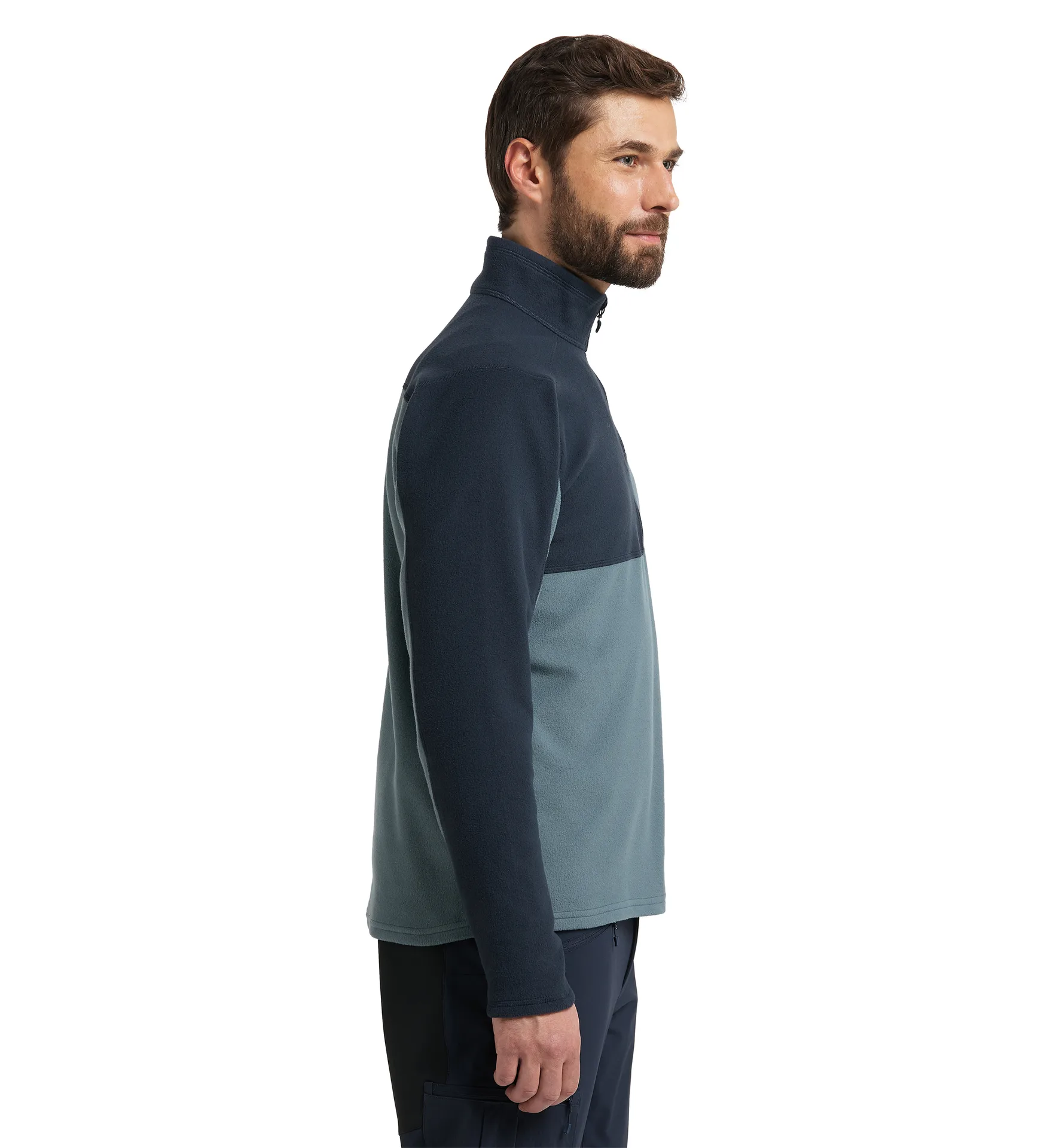 Buteo 1/2 zip Men Steel Blue/Tarn Blue