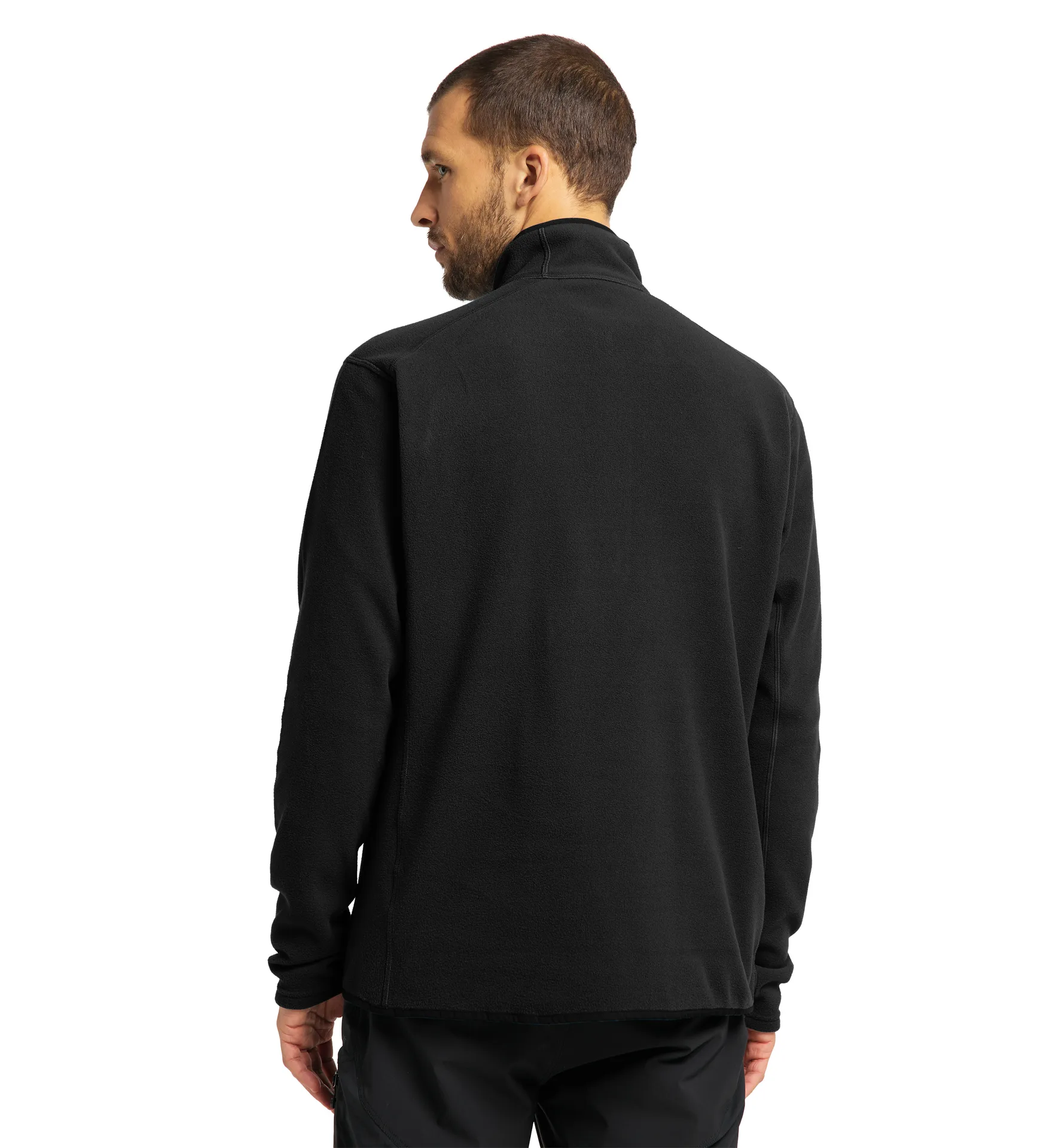 Pollux 1/2 Zip Men True Black