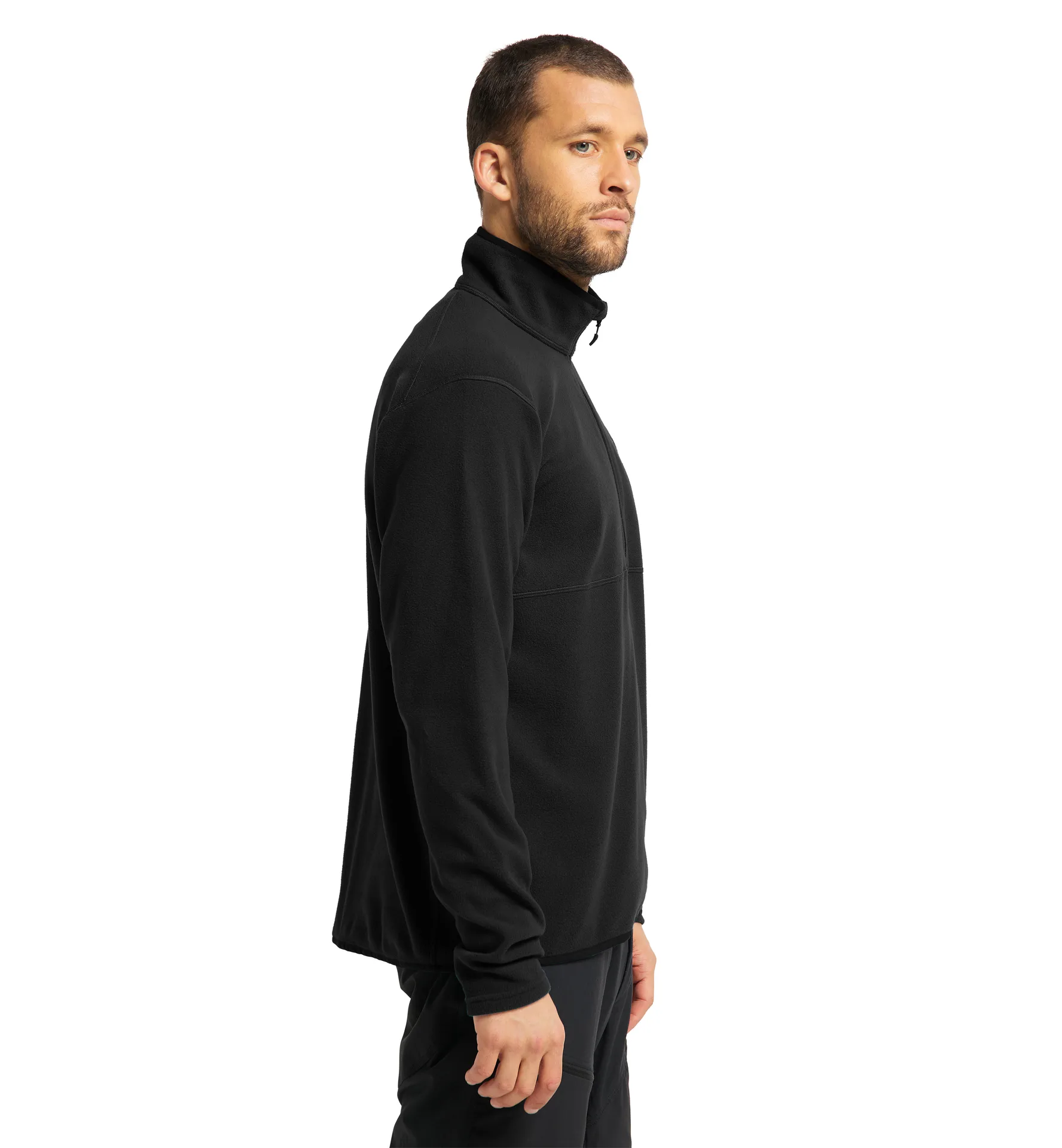 Pollux 1/2 Zip Men True Black