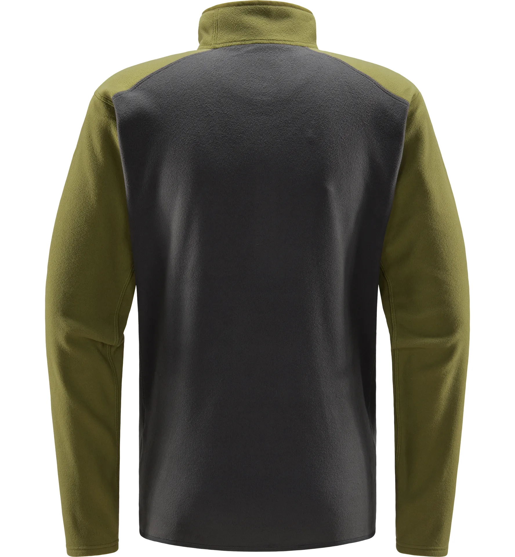 Pollux 1/2 zip Men Magnetite/Olive Green