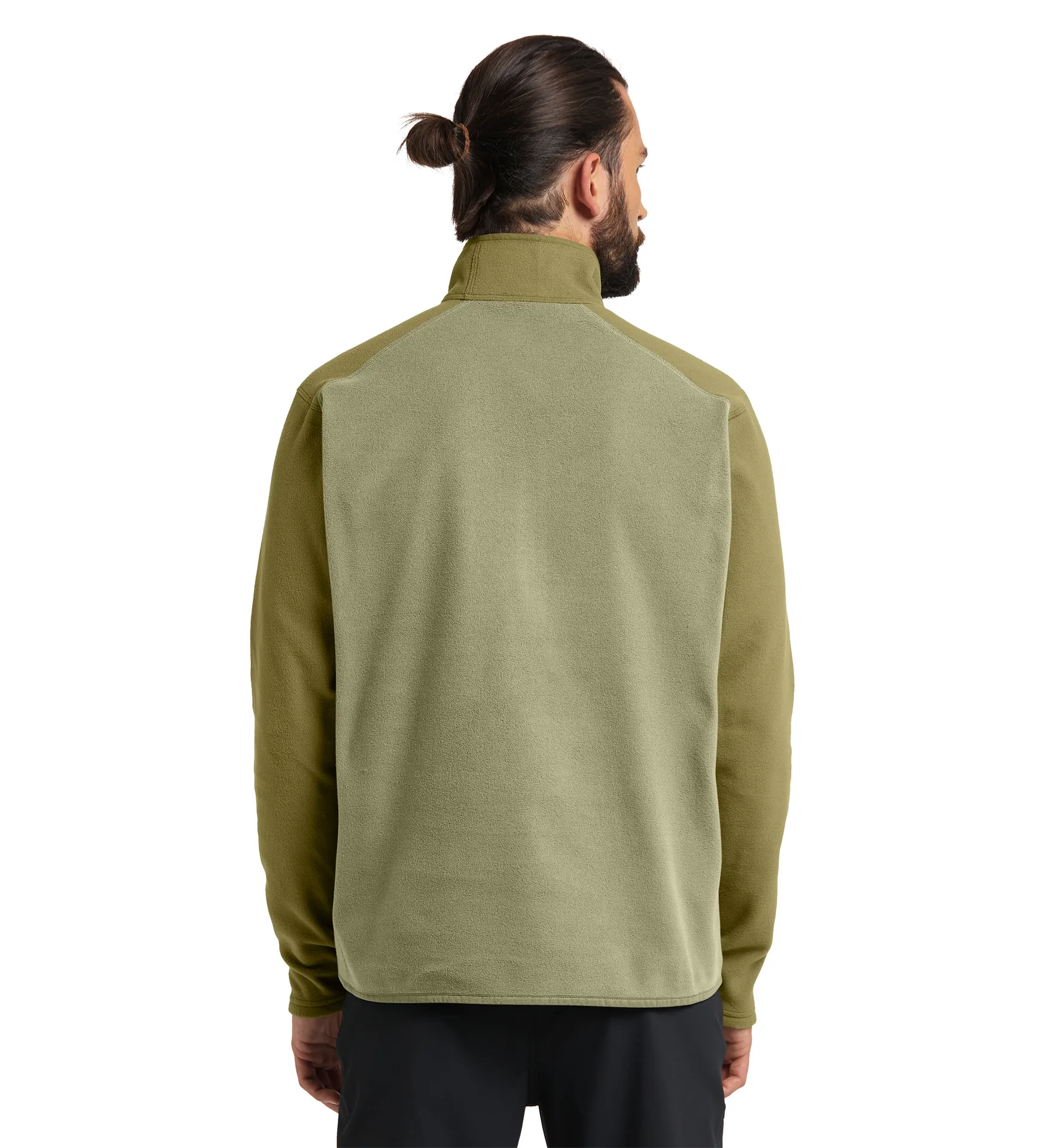 Pollux 1/2 Zip Men Thyme Green/Olive Green