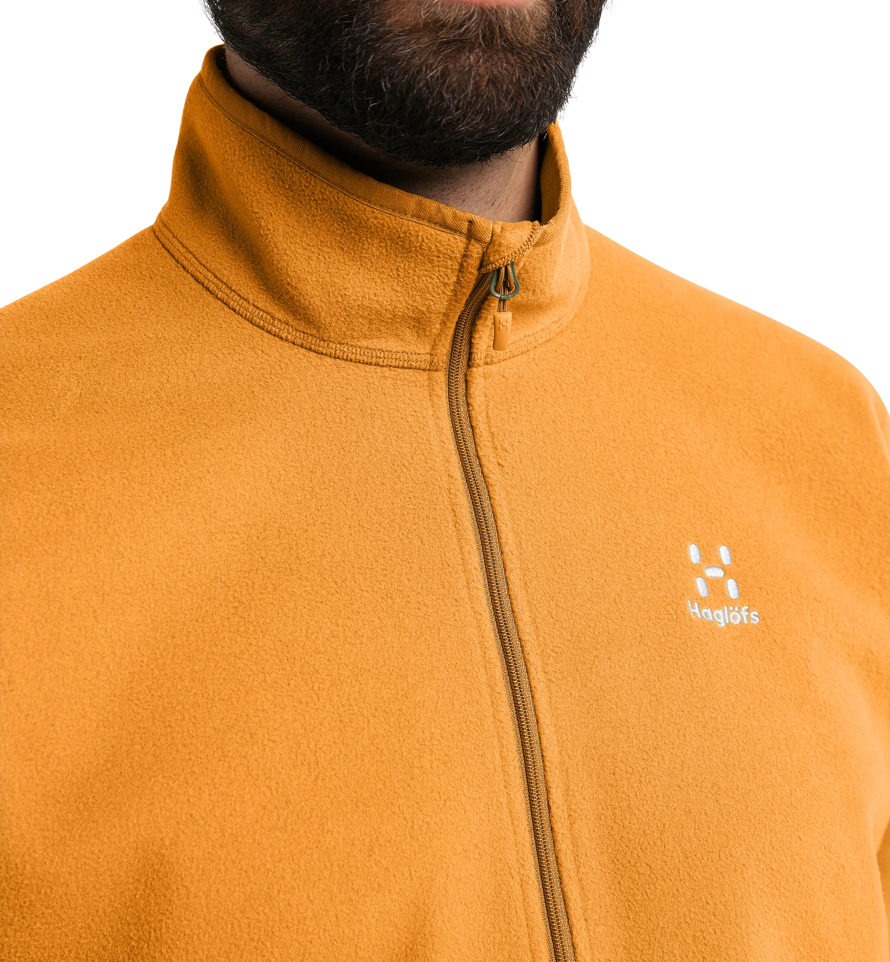 Pollux 1/2 Zip Men Golden Brown/Desert Yellow