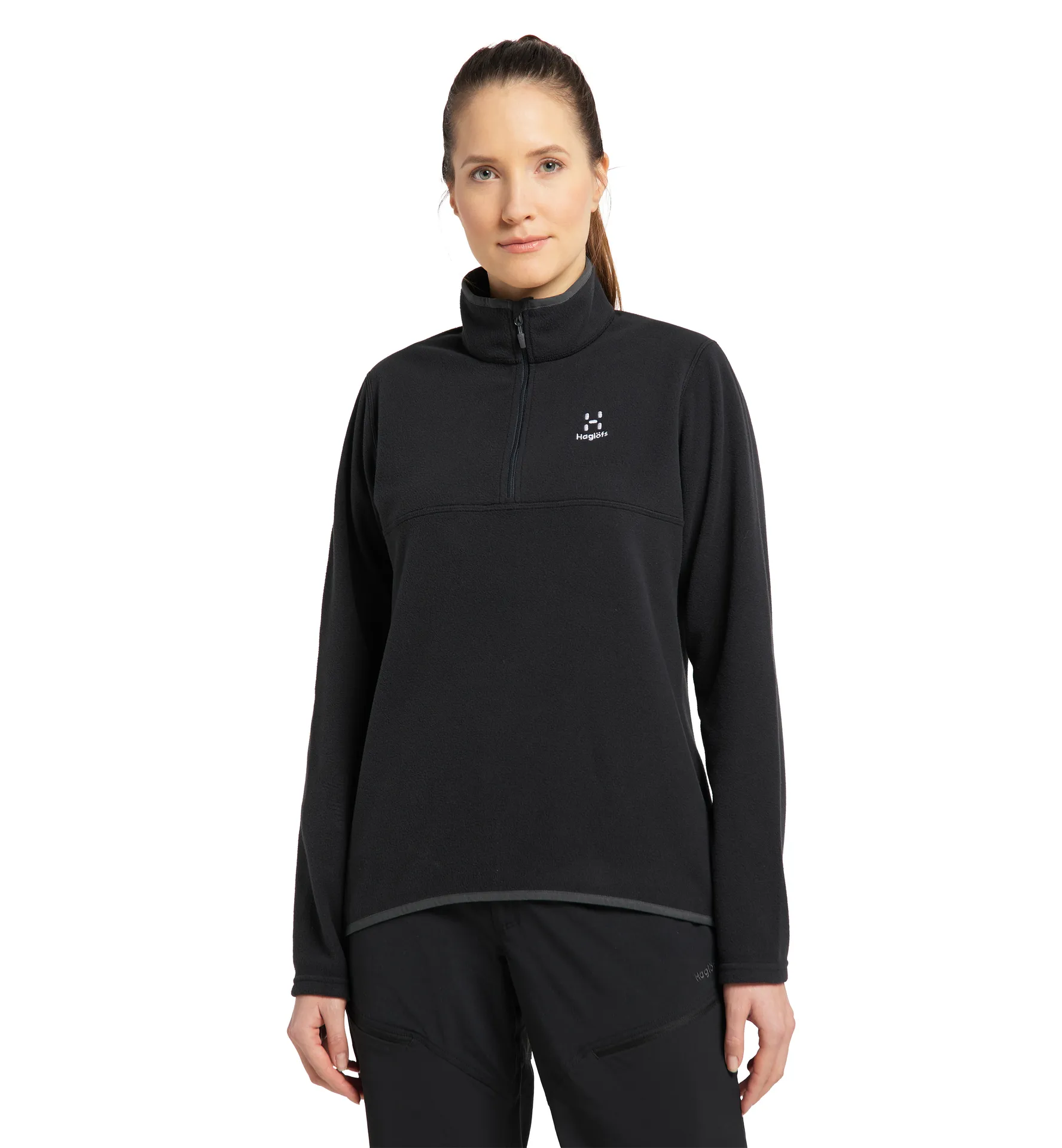 Haglöfs Pollux 1/2 Zip Women True Black - Damen - S