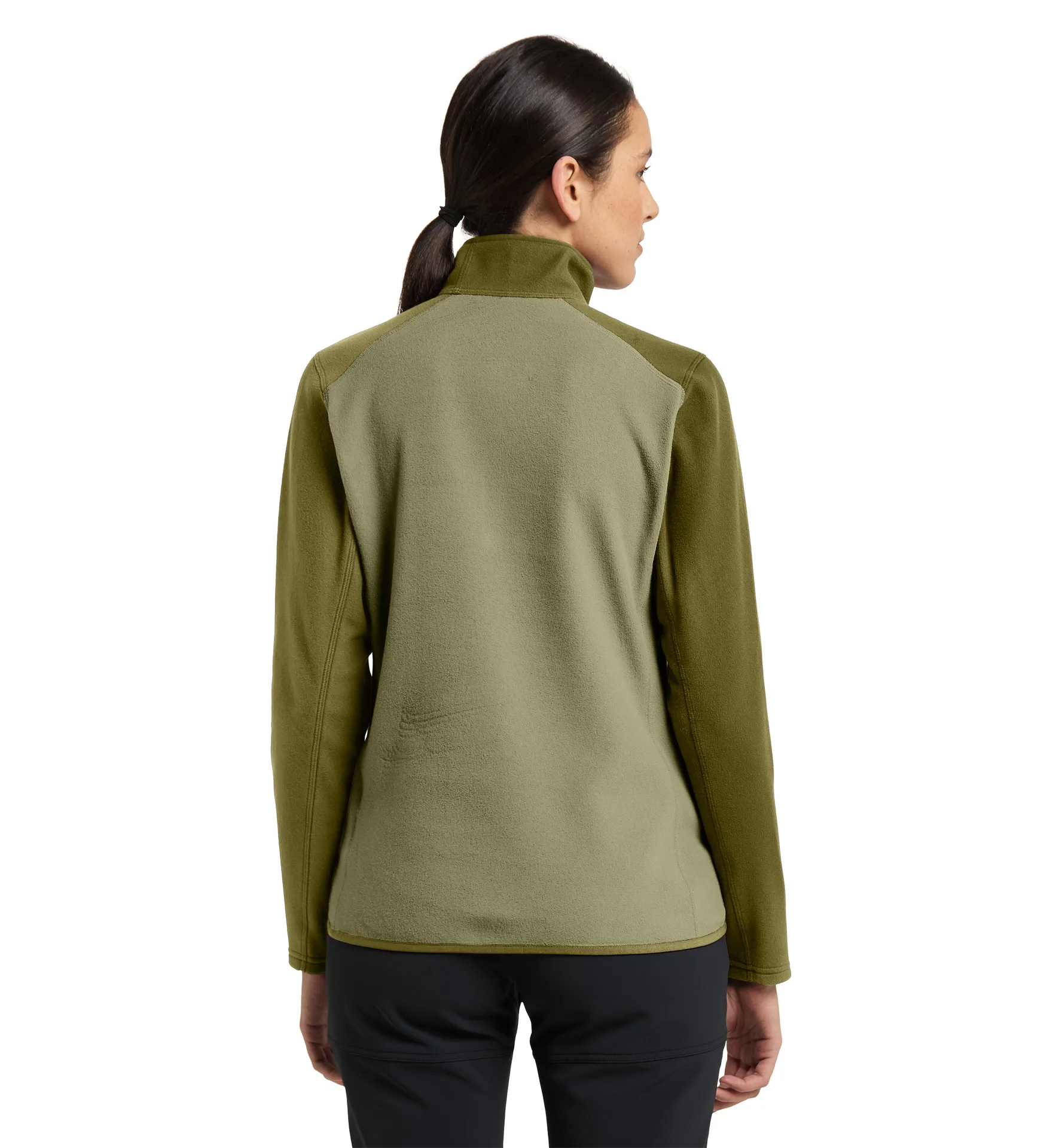Pollux 1/2 Zip Women Thyme Green/Olive Green