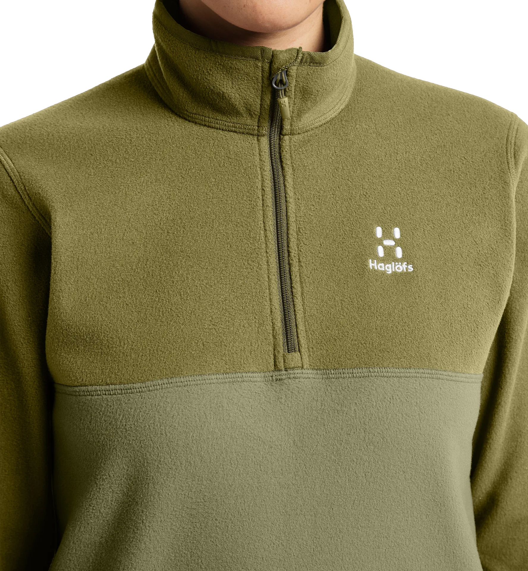 Pollux 1/2 Zip Women Thyme Green/Olive Green
