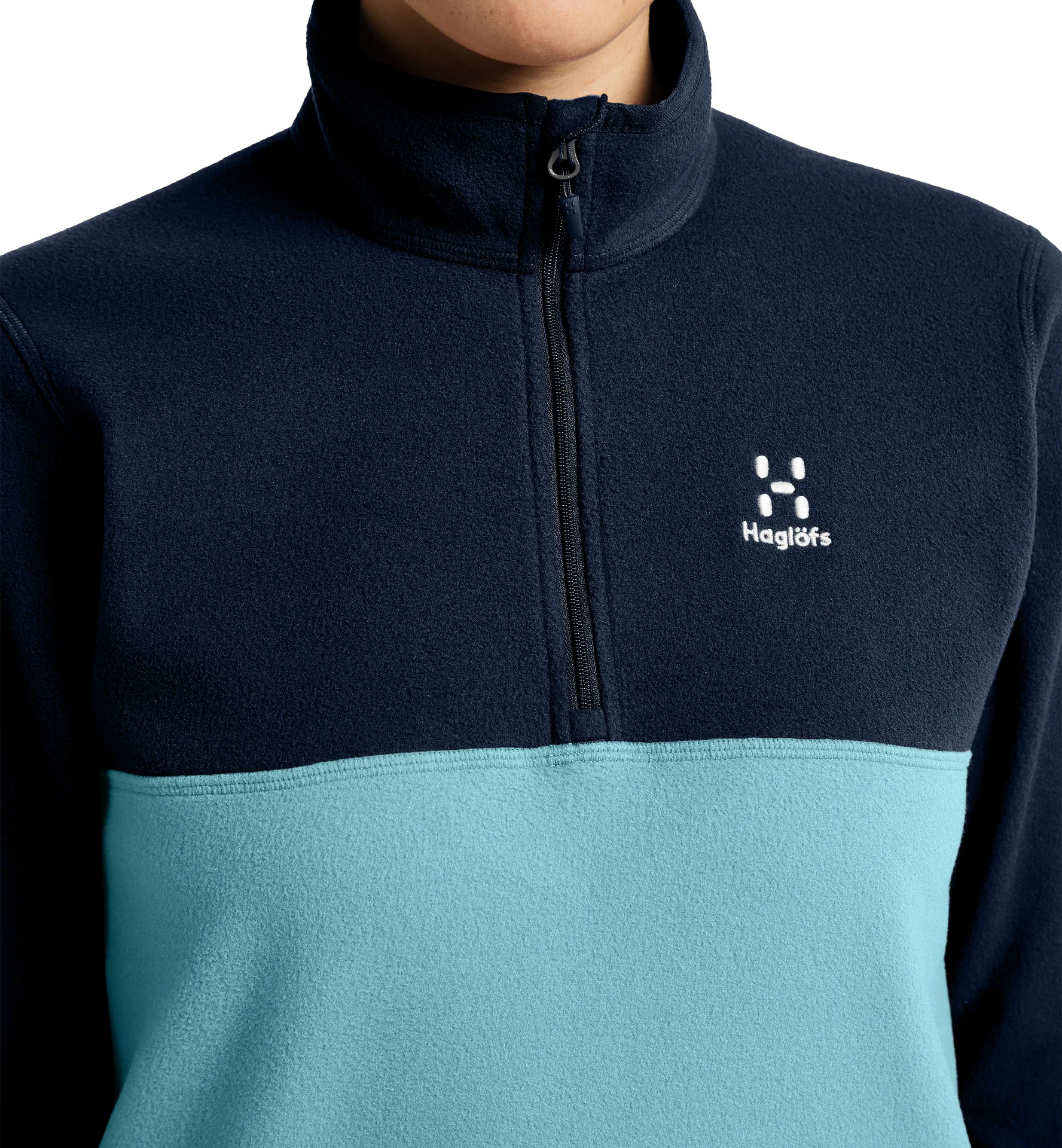 Pollux 1/2 zip Women Frost blue/Tarn blue