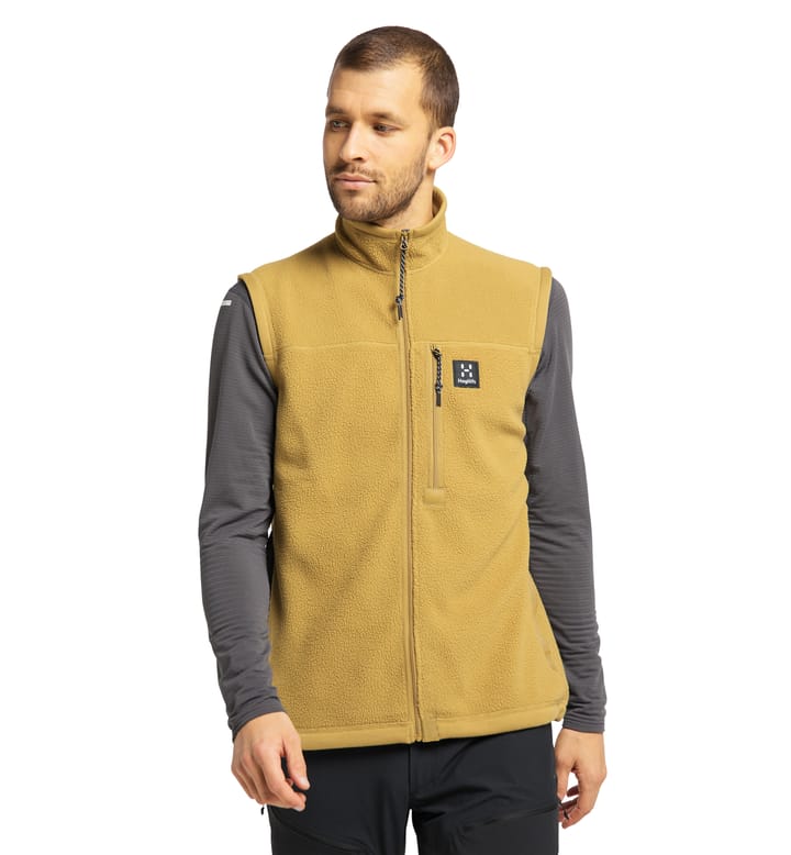 Malung Pile Vest Men Cinnamon Brown Malung Pile Vest Men Cinnamon Brown