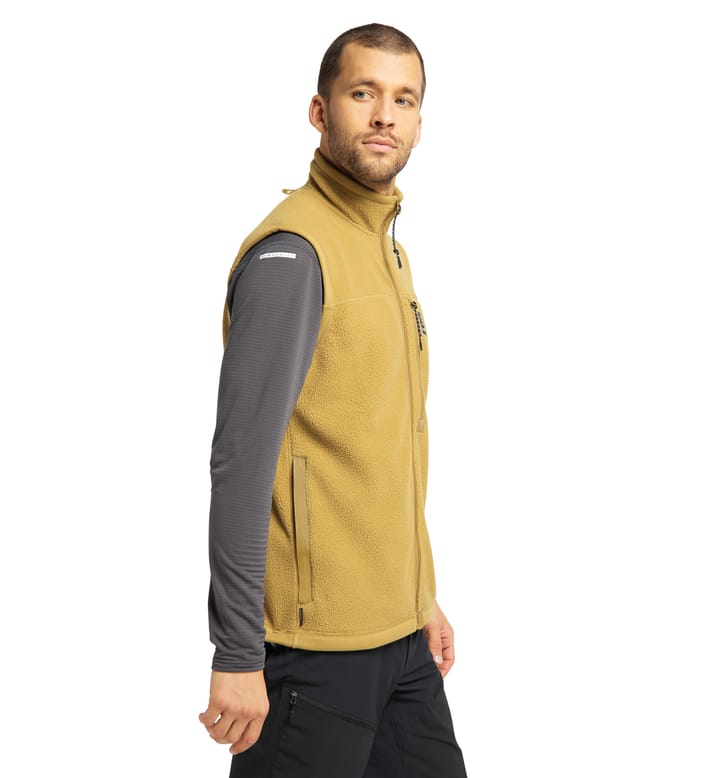 Malung Pile Vest Men Cinnamon Brown Malung Pile Vest Men Cinnamon Brown