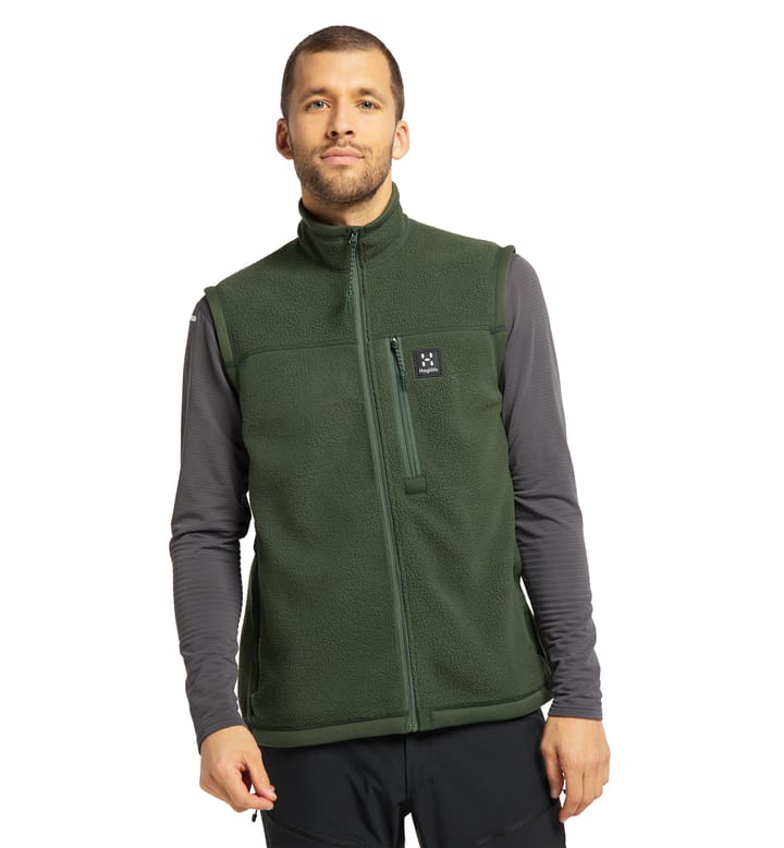 Malung Pile Vest Men Seaweed Green