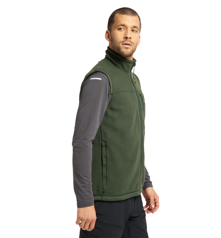 Malung Pile Vest Men Seaweed Green