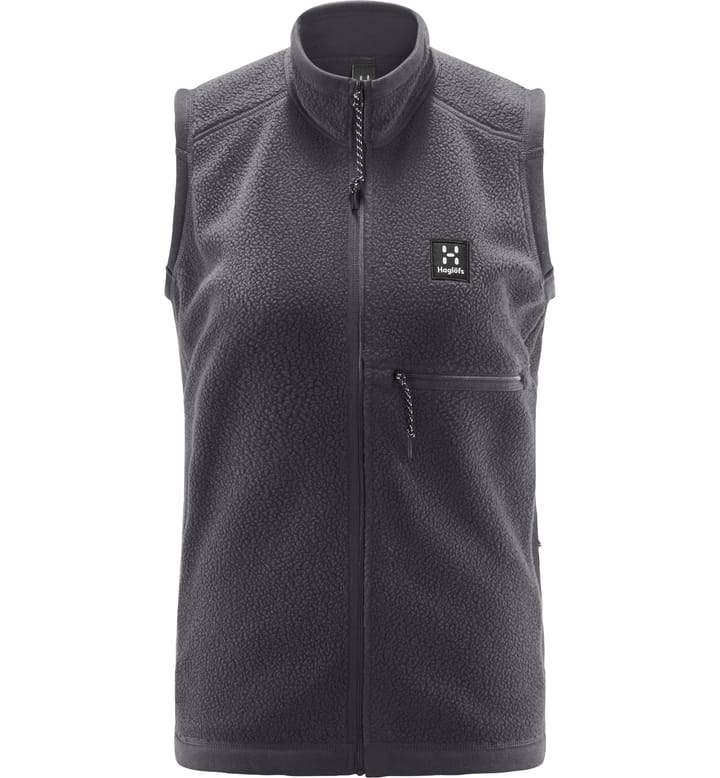 Malung Pile Vest Women Magnetite Malung Pile Vest Women Magnetite