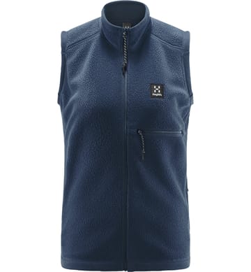 Malung Pile Vest Women Tarn Blue