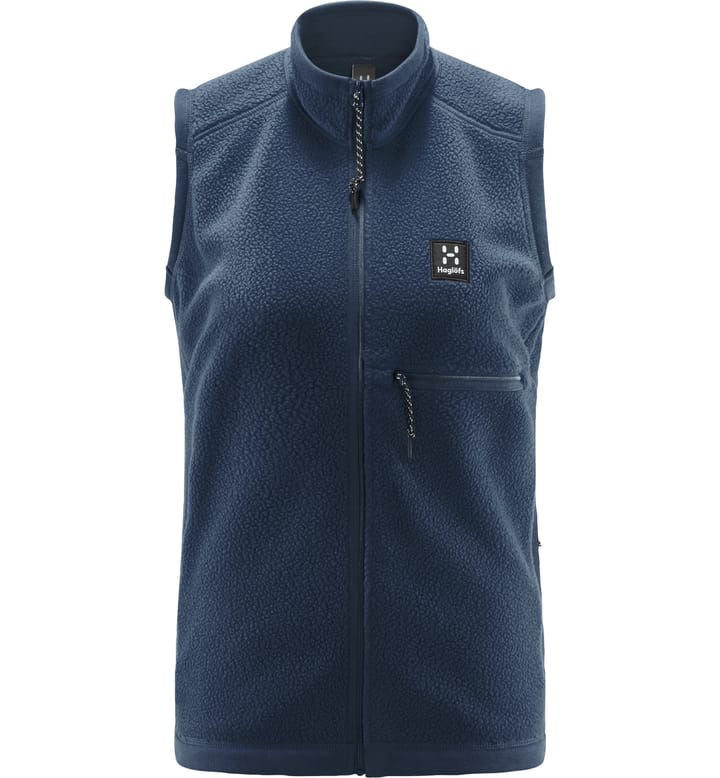 Malung Pile Vest Women Tarn Blue