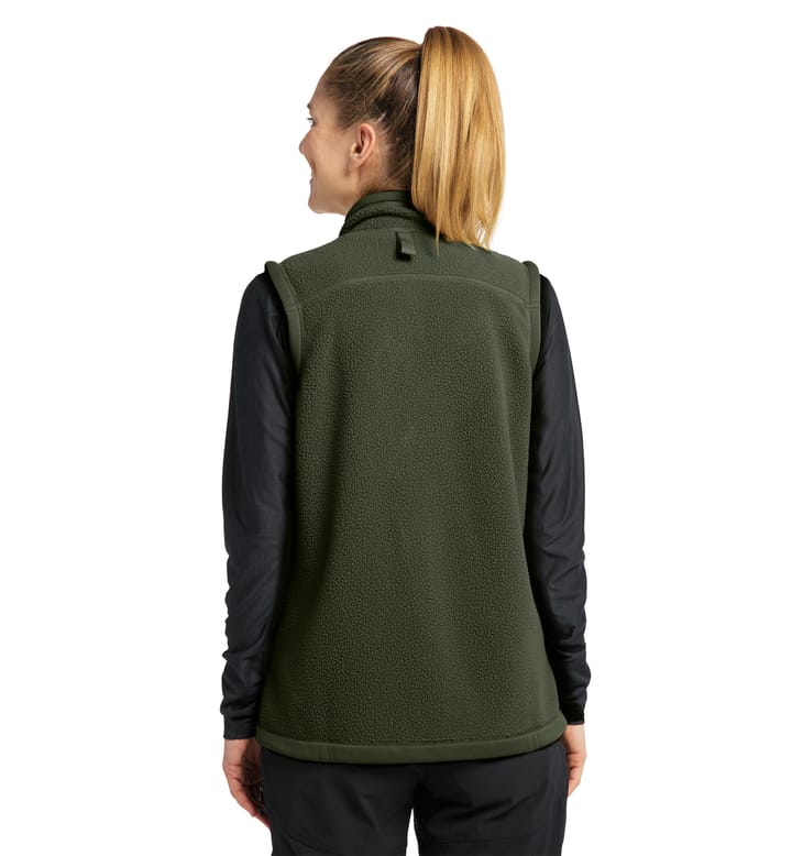 Malung Pile Vest Women Seaweed Green Malung Pile Vest Women Seaweed Green