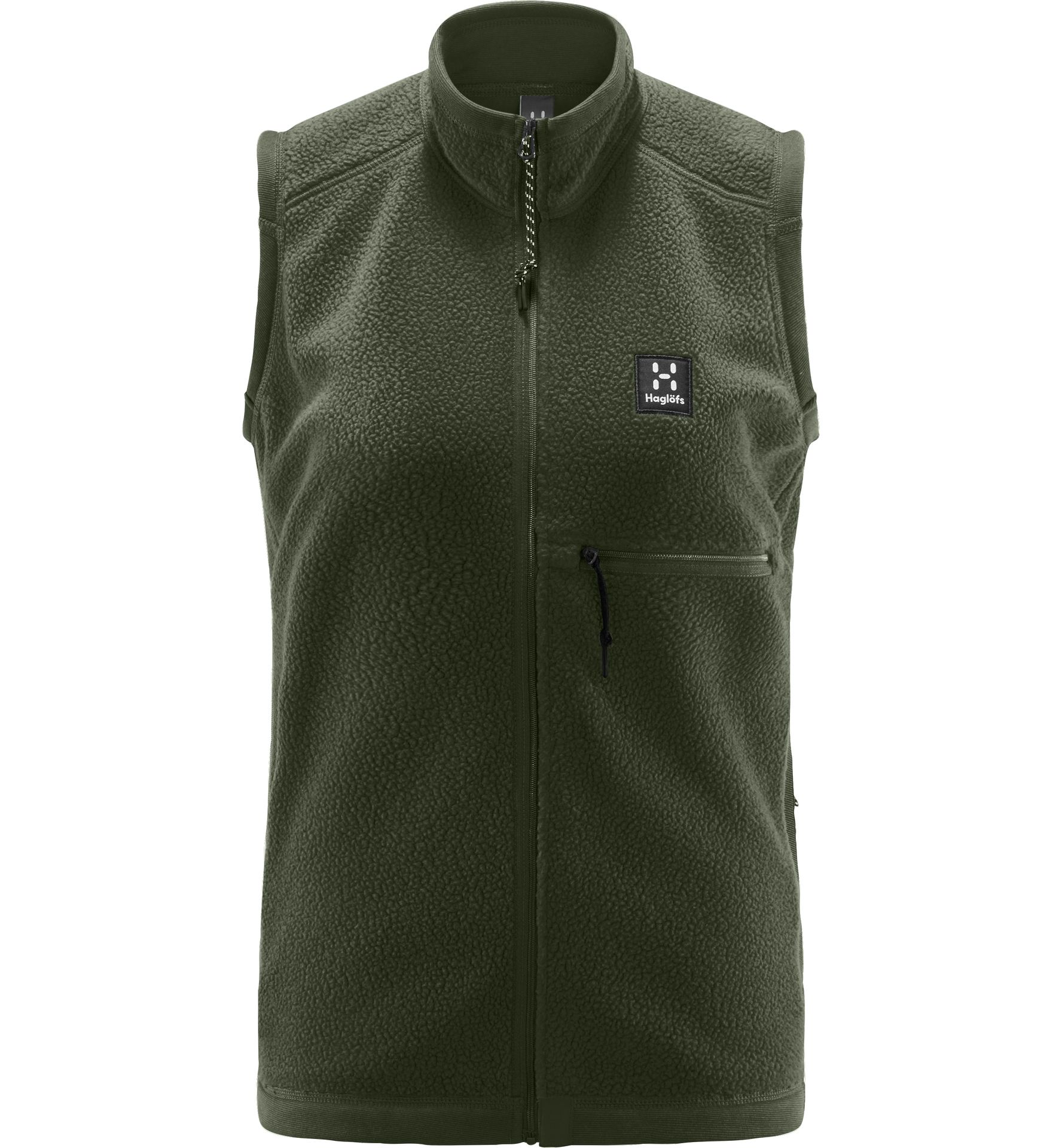 Malung Pile Vest Women Seaweed Green