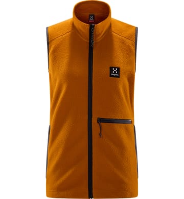 Malung Pile Vest Women Golden Brown