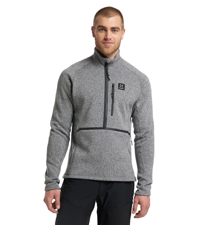Risberg 1/2 zip Men Concrete Risberg 1/2 zip Men Concrete