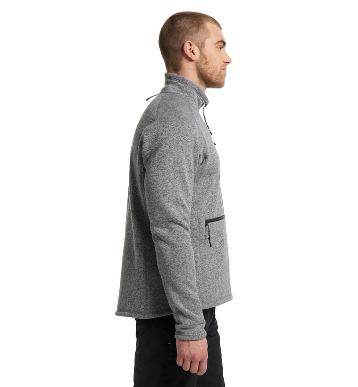 Risberg 1/2 zip Men Concrete