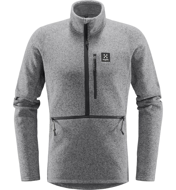 Risberg 1/2 zip Men Concrete
