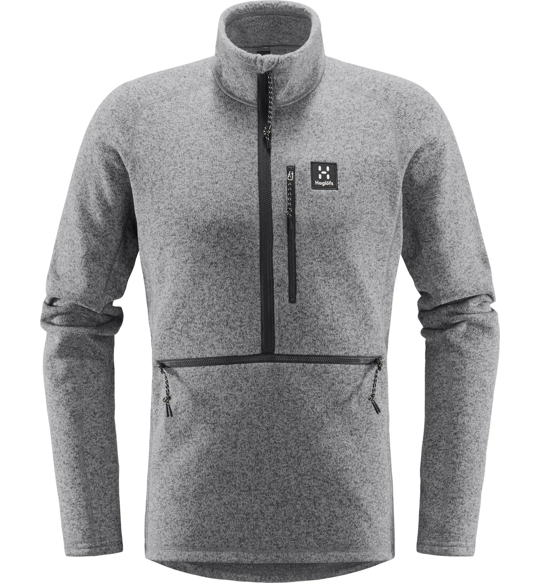 Risberg 1/2 zip Men Concrete