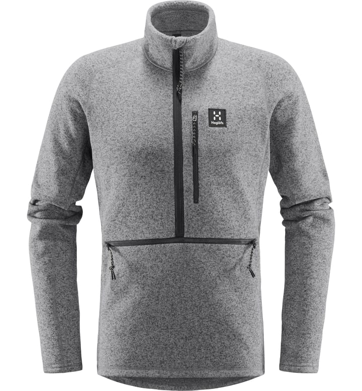 Risberg 1/2 zip Men Concrete