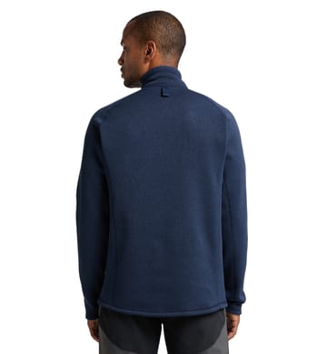 Risberg 1/2 Zip Men Tarn Blue