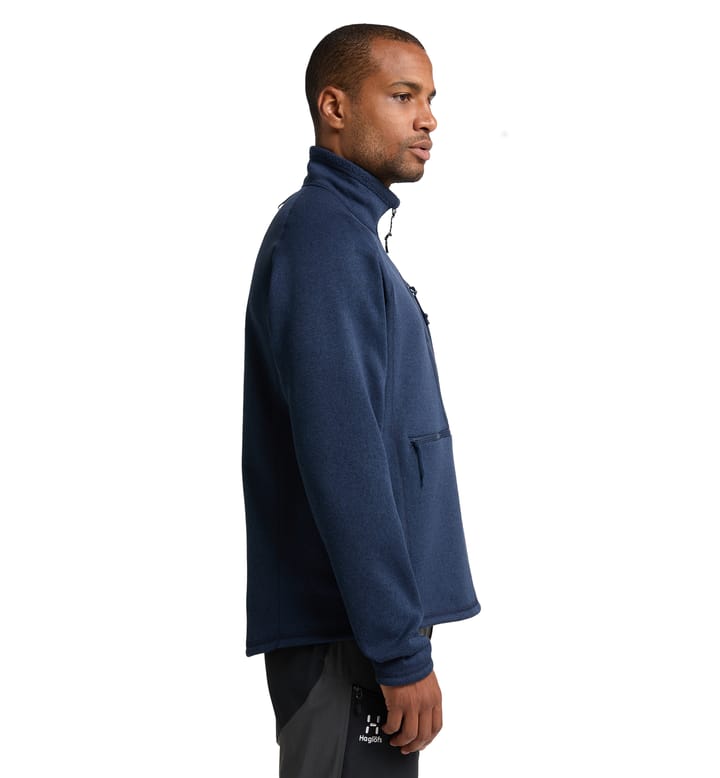 Risberg 1/2 Zip Men Tarn Blue