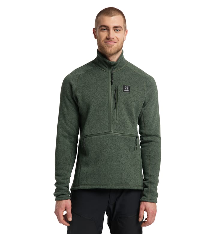 Risberg 1/2 zip Men Fjell Green