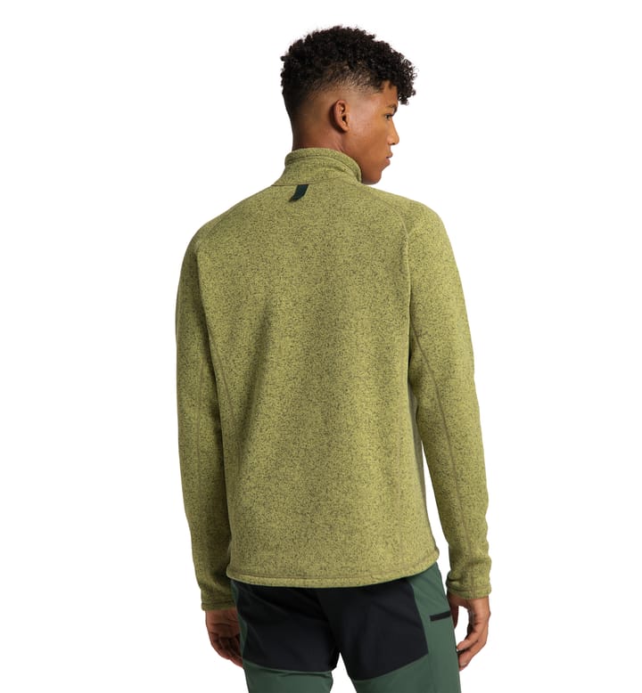 Risberg 1/2 zip Men Thyme Green