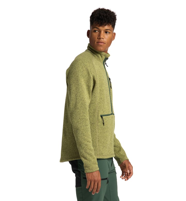 Risberg 1/2 zip Men Thyme Green