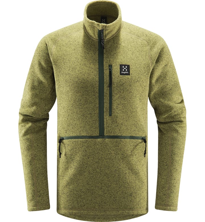 Risberg 1/2 zip Men Thyme Green