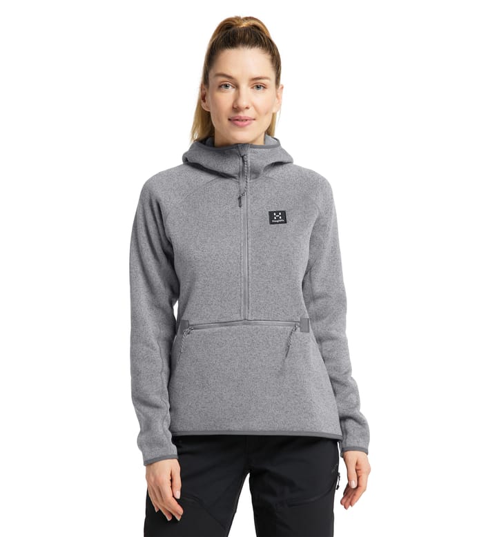 Risberg 1/2 Zip Women Concrete