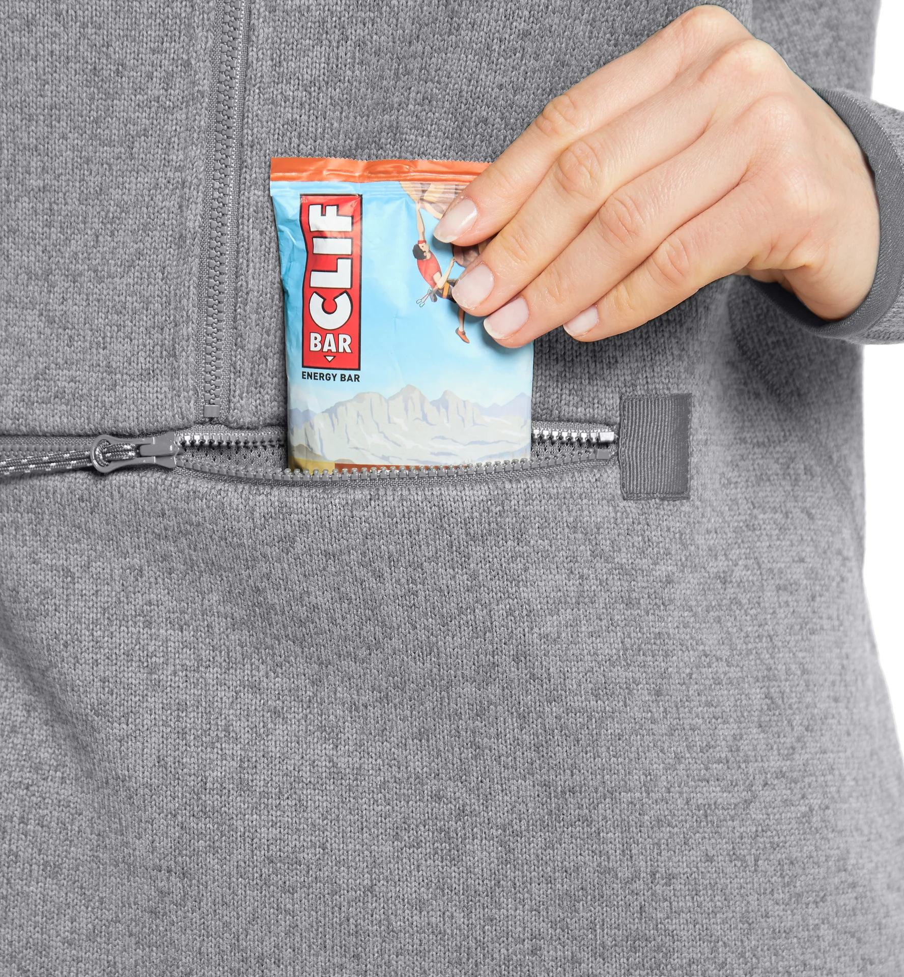 Risberg 1/2 Zip Women Concrete