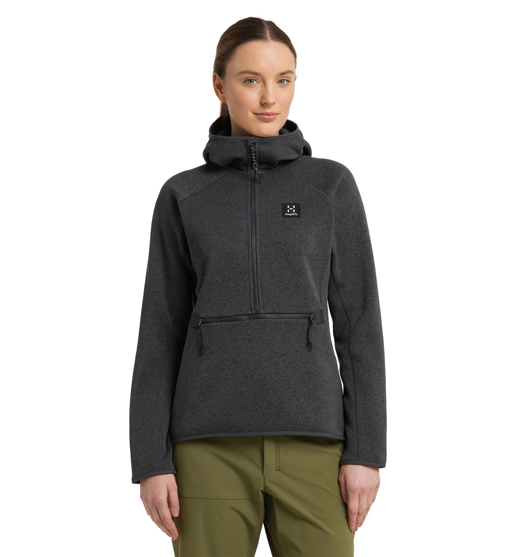 Risberg 1/2 zip Women Magnetite