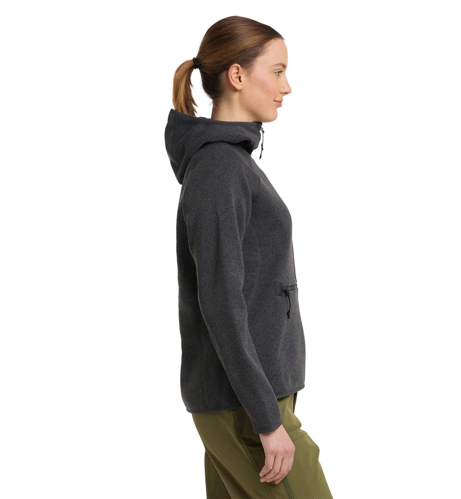 Risberg 1/2 zip Women Magnetite