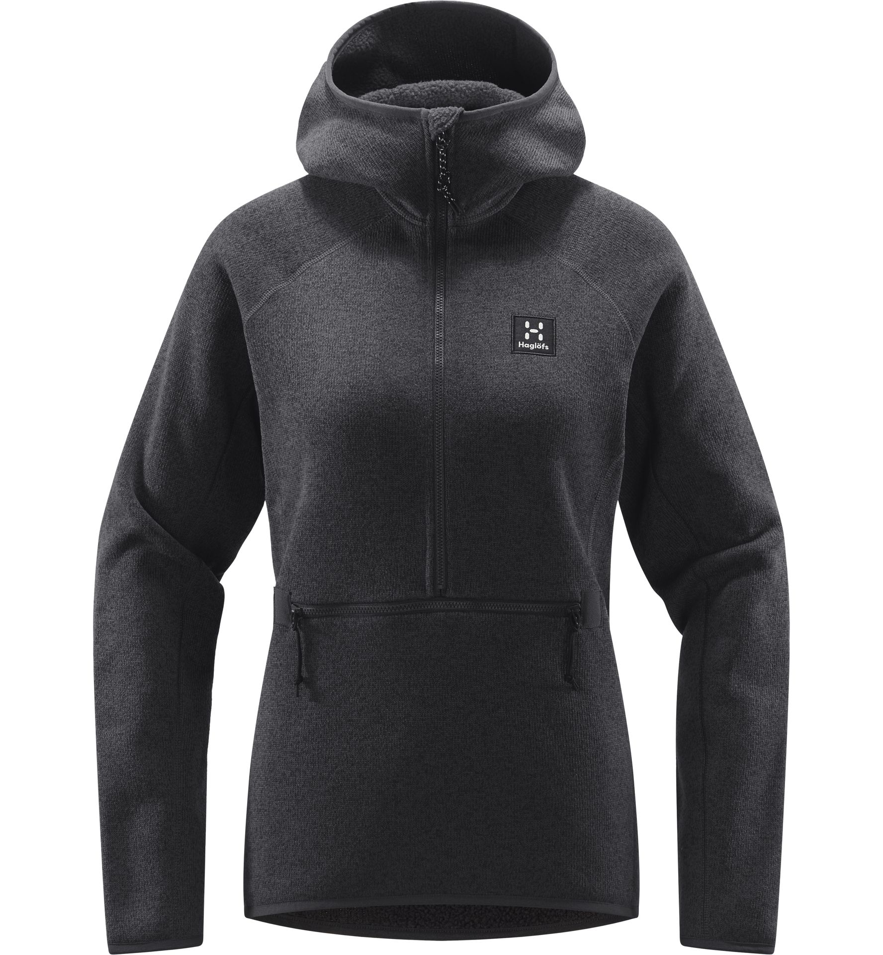 Risberg 1/2 zip Women Magnetite