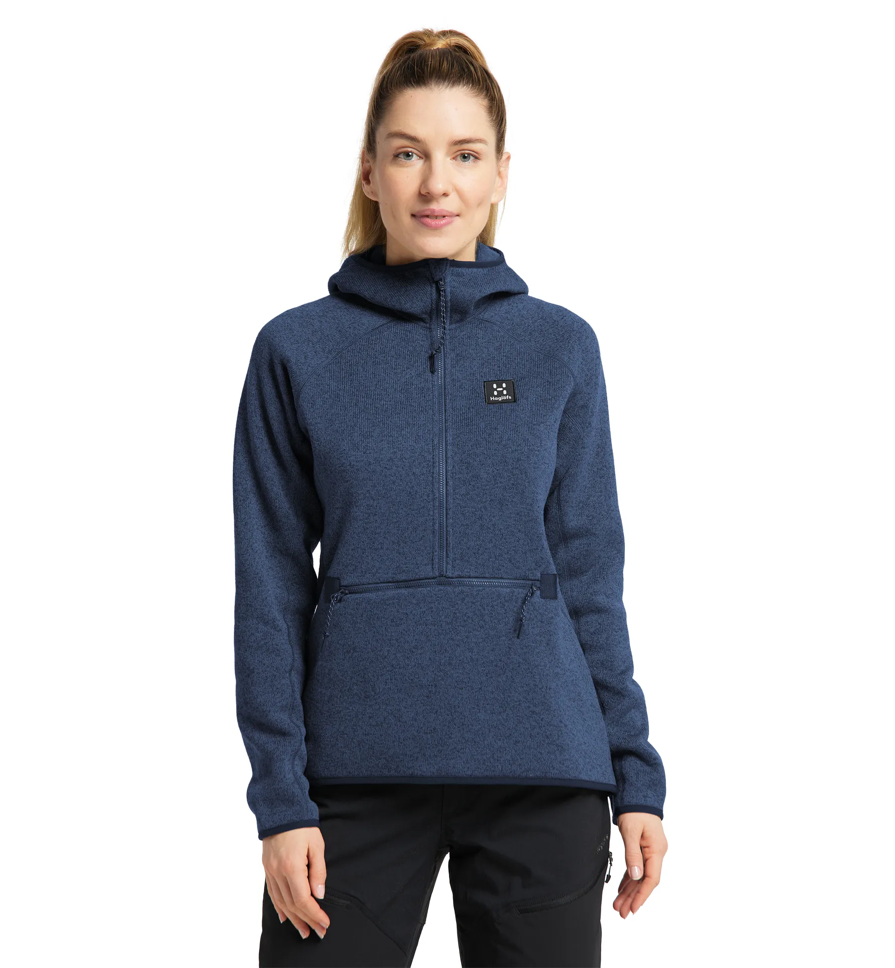Risberg 1/2 zip Women Tarn Blue
