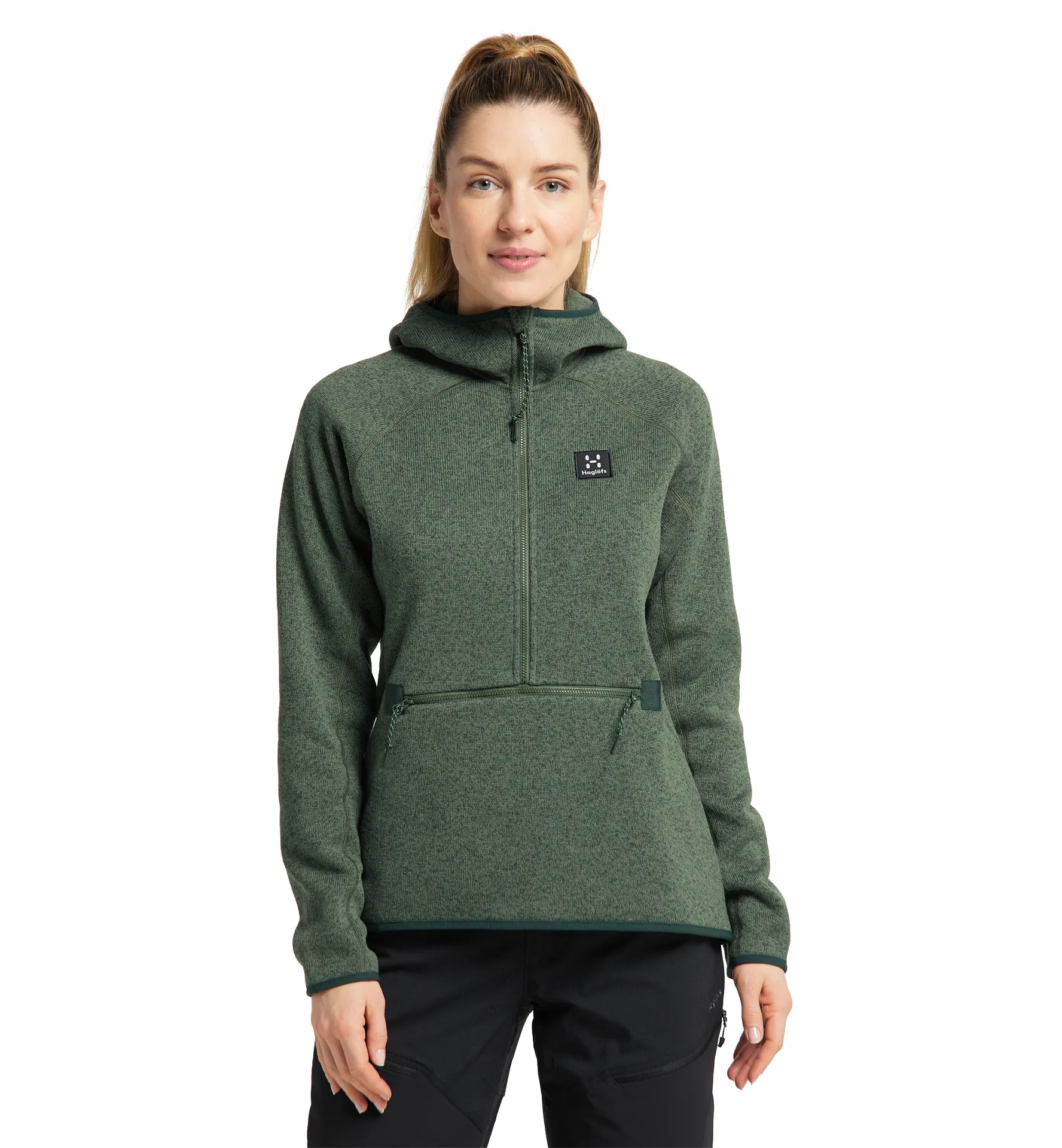 Risberg 1/2 zip Women Fjell Green