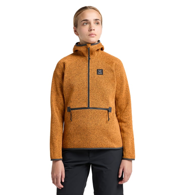 Risberg 1/2 Zip Women Golden Brown Risberg 1/2 Zip Women Golden Brown