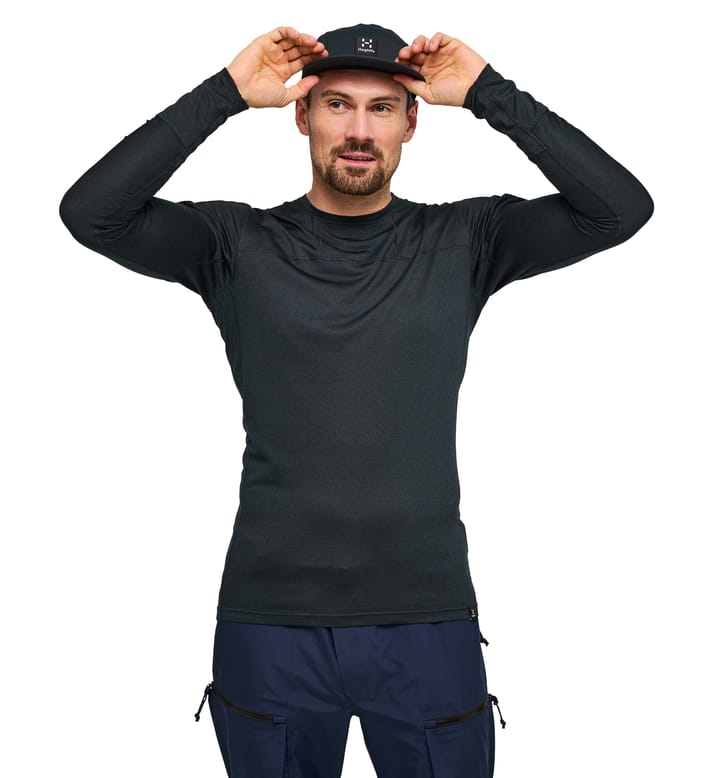 Natural Blend Tech Crew Neck Men True Black