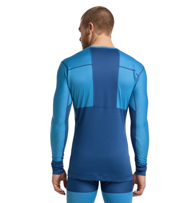 Natural Tech Crew Neck Men Nordic Blue/Baltic Blue Natural Tech Crew Neck Men Nordic Blue/Baltic Blue