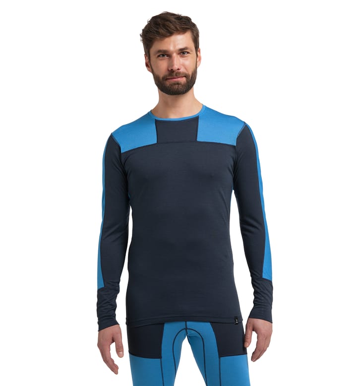 Natural Blend Tech Crew Neck Men Nordic Blue/Tarn Blue