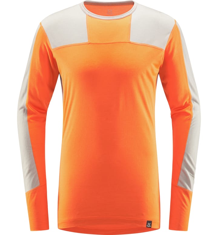 Natural Blend Tech Crew Neck Men Concrete/Flame Orange Natural Blend Tech Crew Neck Men Concrete/Flame Orange